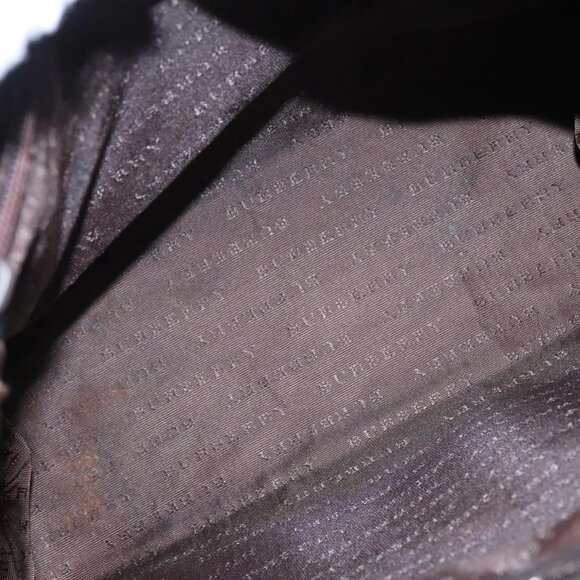 BURBERRY Nova Check Tote Bag PVC Beige Auth 104293 - Picture 10 of 16